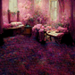 Pink Castle Victorian Style Backdrop for Photo SBH0511