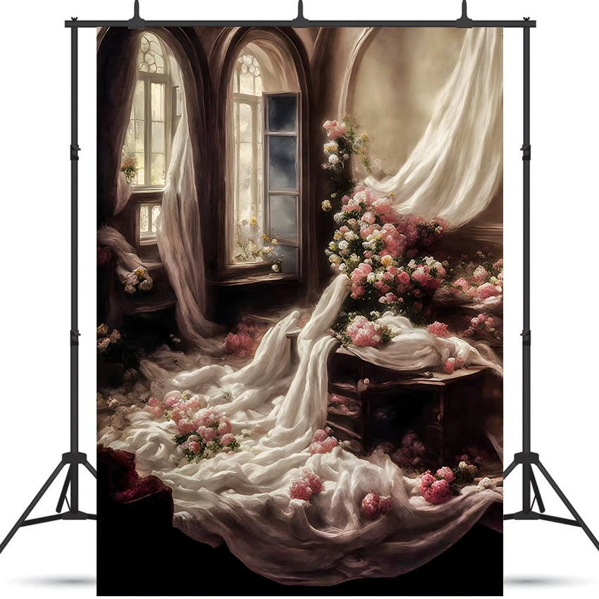 Dreamy Floral Room Background Backdrop for Photo SBH0513