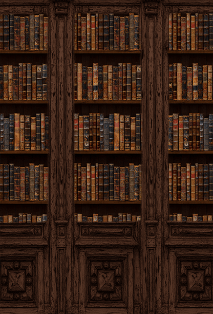 Vintage Book Storage Wall Backdrop Photo Studio SBH0519