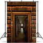Library Reading Room Shelves Backdrop Background SBH0521