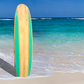 Surfing Boards With Beach Fabric Backdrop SBH0532