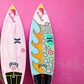 Pink Background Surfing Boards Backdrop SBH0534