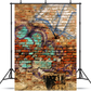 Urban Graffiti Street Wall Backdrop for Photography SBH0565