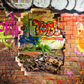 Multicolored Graffiti Brick Wall Photography Backdrop SBH0567