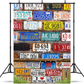 American Historical License Plate Background Backdrop SBH0569