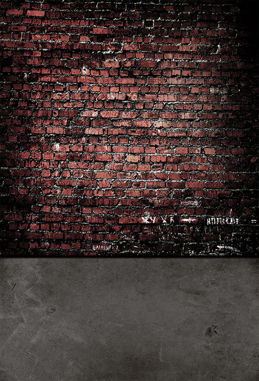 Retro Brown Brick Wall Backdrop Photo Studio SBH0587