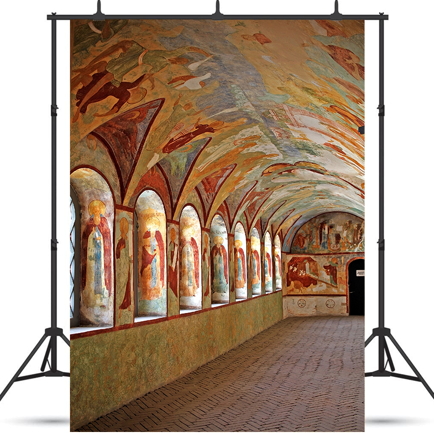 Old Rostov Church Backdrop Background for Photo SBH0588