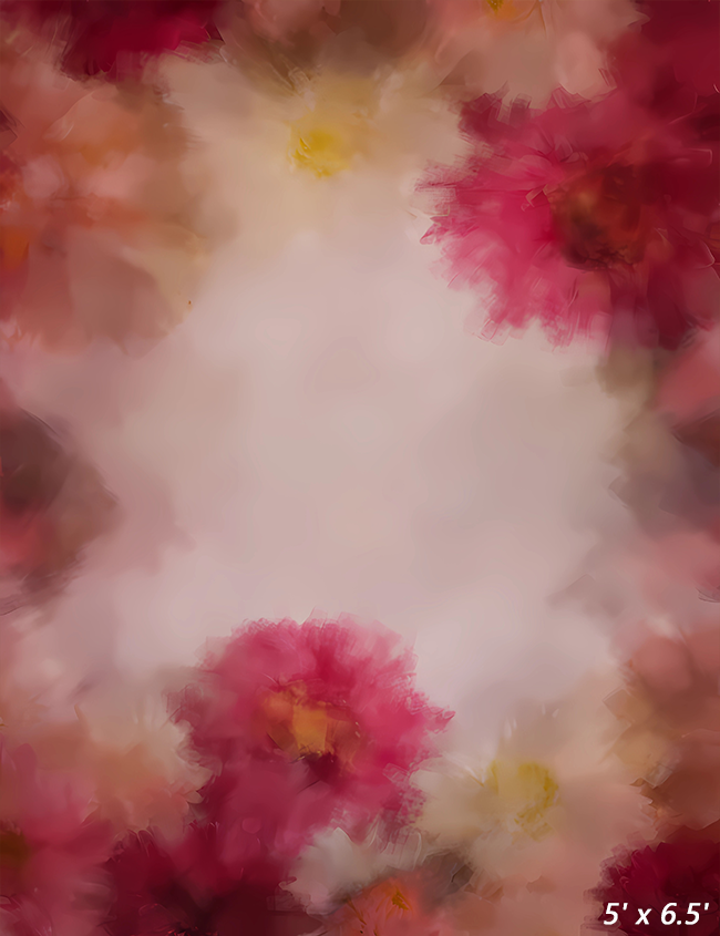 Fine Art Blurred Floral Background Backdrop SBH0597