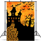 Halloween Spooky Haunted House Photo Backdrop SBH0631