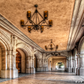 Balboa Park Old Style Chandelier Walkway Arches Backdrop SBH0635