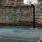 Urban Street Basketball Court and Hoop Background SBH0653