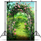 Dream Garden Rose Arch Background Spring Backdrop SBH0654