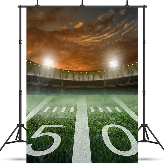 Fabric Football Backdrop Sports Game Stadium Backdrop SBH0655