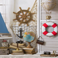 Summer Sailing Seashells Sailor Photography Background SBH0658