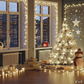 White Tree Christmas Gift Photography Backdrop Background SBH0672