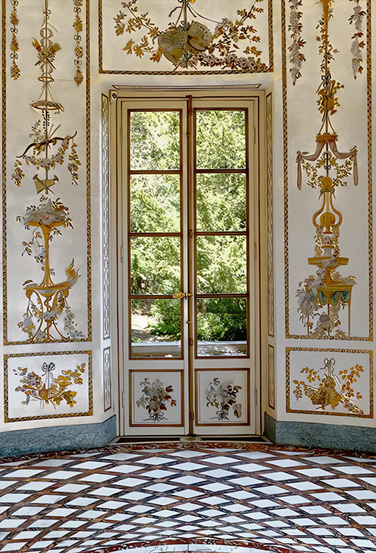 Petit Trianon Belvedere Interior Background Backdrop for Photo SBH0689