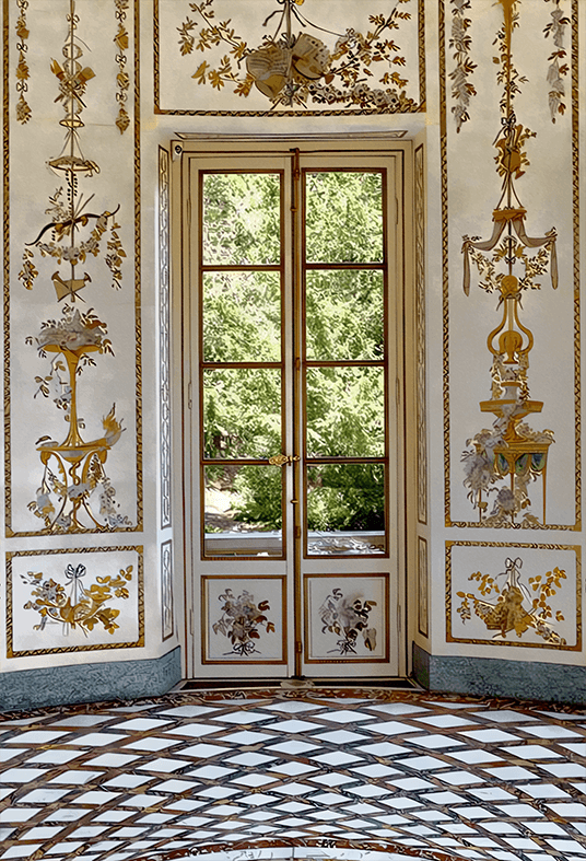 Petit Trianon Belvedere Interior Background Backdrop for Photo SBH0689