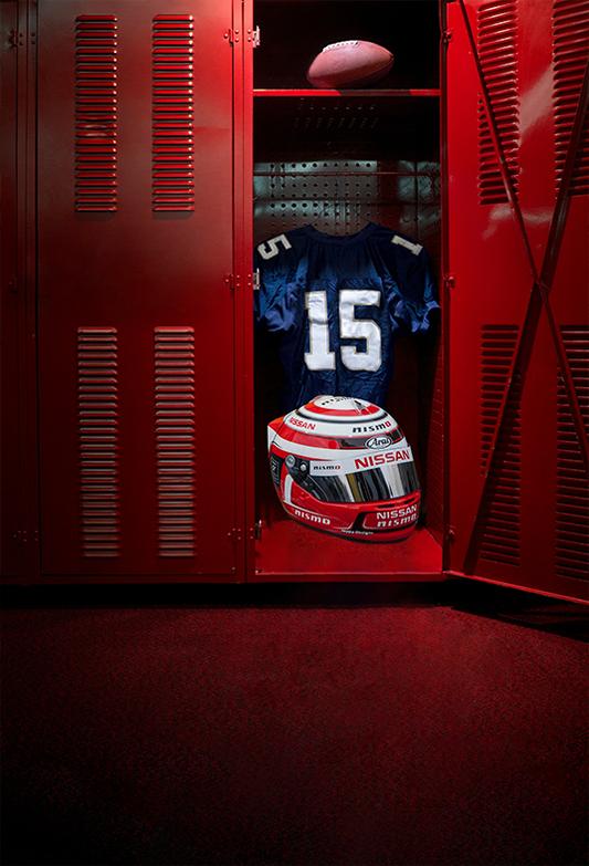 American Football Locker Room Sports Photography Backdrop SBH0721