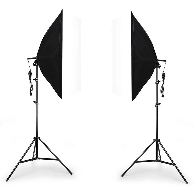 2pcs Softbox Photography Soft Lighting Kit 20"X28" with Carrying Bag for Photo Studio