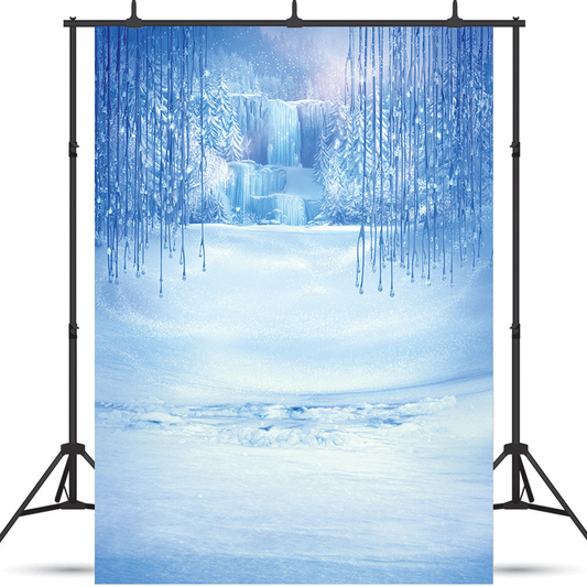 Winter Frozen Crystal Pendant Ice Backdrops Photo Studio Props SBH0301