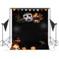 Happy Halloween Mask Prom Backdrop for Party