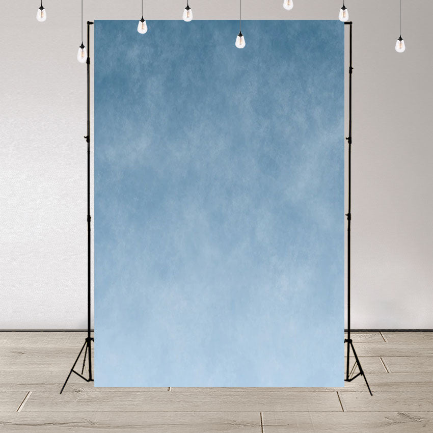 Blue Gradient Color Abstract Backdrop for Photographer