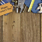 Hand Tools On Brown Wood Floor Backdrop for Celebrate Father's Day
