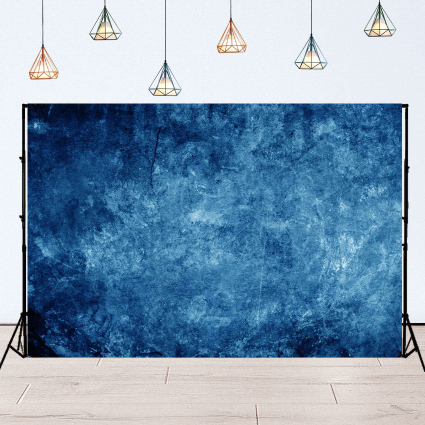 Dark Blue Abstract Wall Photography Backdrop