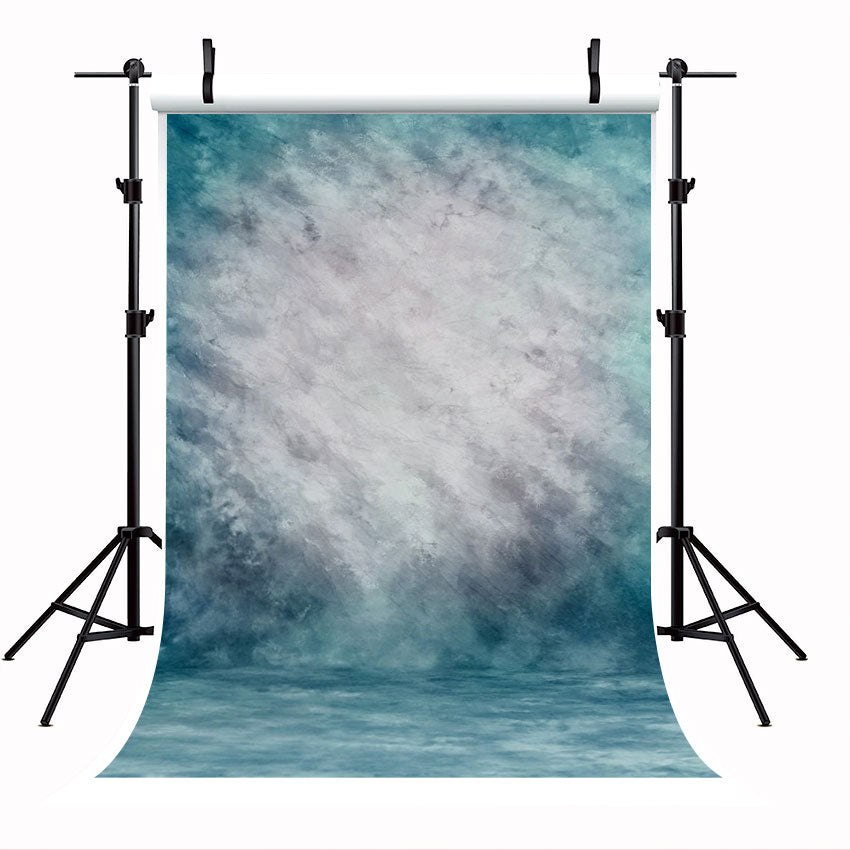 Blue Ink Abstract Photo Booth Prop Backdrops