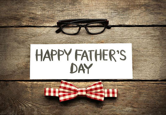 Printed Wood Floor Backdrop Father's Day Celebration Photography Background