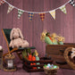Old Brown Box Easter Photography Backdrop for Session