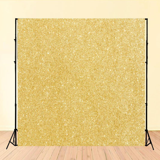 Abstract Chrome Yellow Photography Backdrops