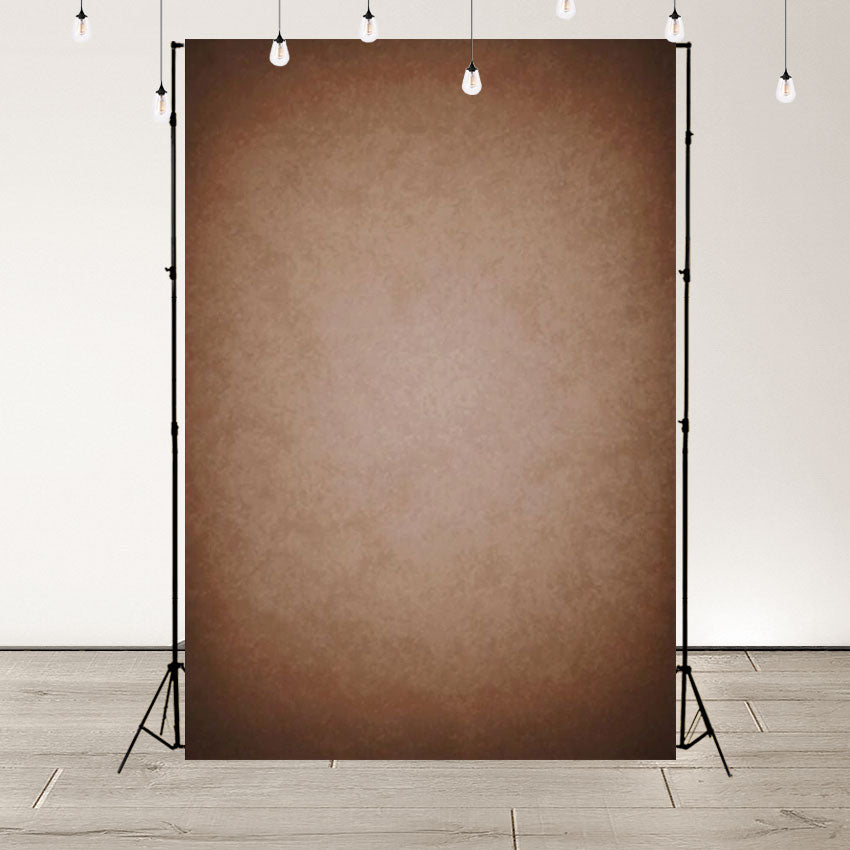 Brown Solid Abstract Photo Studio Backdrop for Portrait