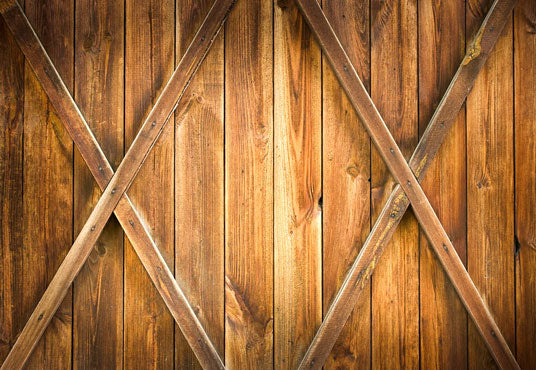 Brown Wood Door Retro Backdrops for Photography