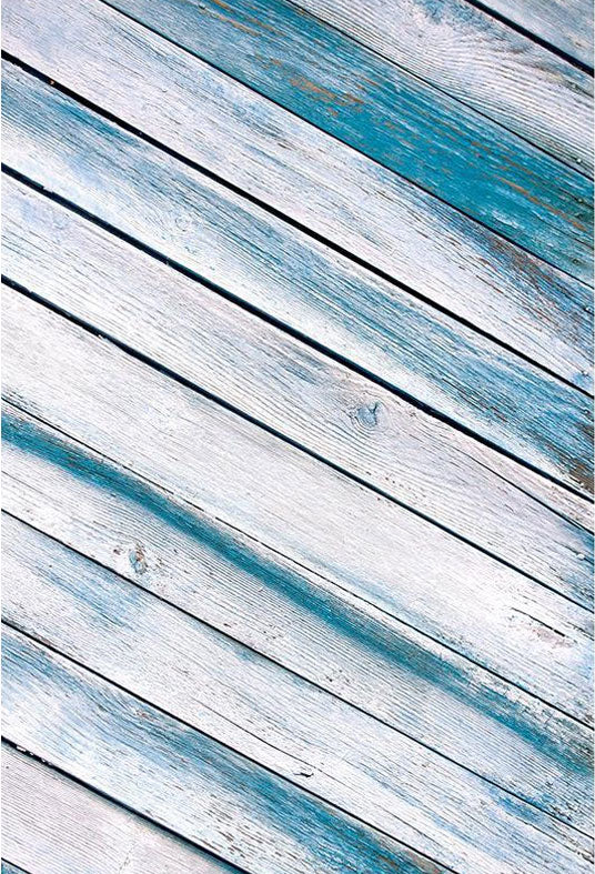 Light Cyan And White Wood Floor Texture  Backdrop for Photography