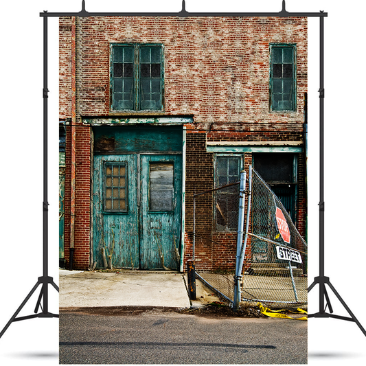 Grunge Abandoned Urban Warehouse Backdrop for Photography SBH0224