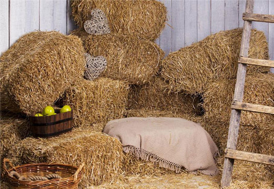 Autumn Straw Fall Photography Prop Backdrop