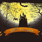 Dark Castle Under Moonlight Backdrop Halloween Photography Background