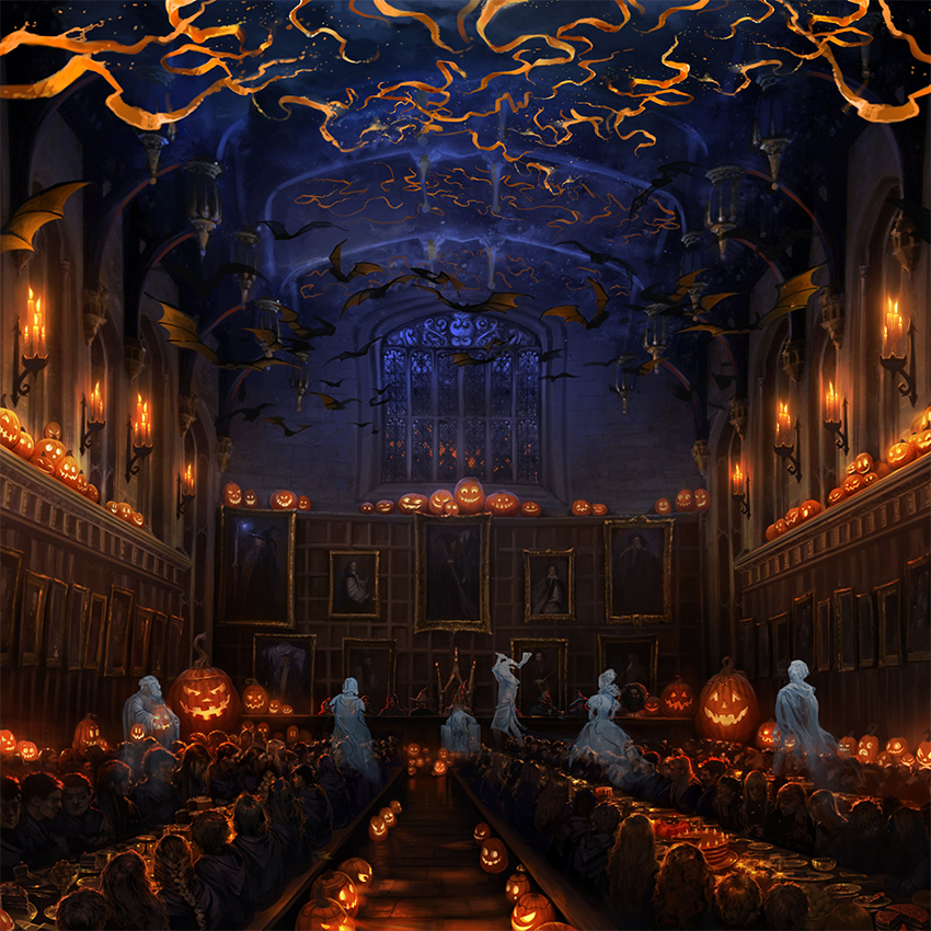 Harry Potter Halloween Backdrop for Photography SBH0245