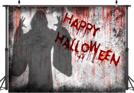 Halloween Ghost Bloody Wall Backdrop for Photography SBH0241