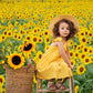 Summer Sunflower Photography Backdrop for Picture