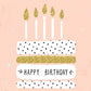 Birthday Cake and Candle Photography Backdrop For Celebrate Birthday Party