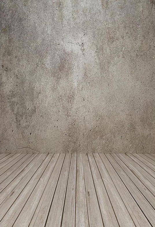 Grunge Wall Wood Floor Texture Backdrop For Studio Photo