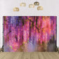Abstract Floral Photo Booth Backdrop for Picture