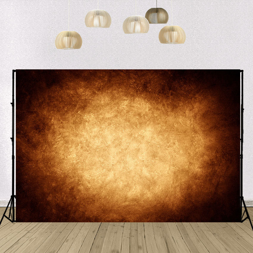 Dark Round Brown Abstract Photo Backdrops for Portrait