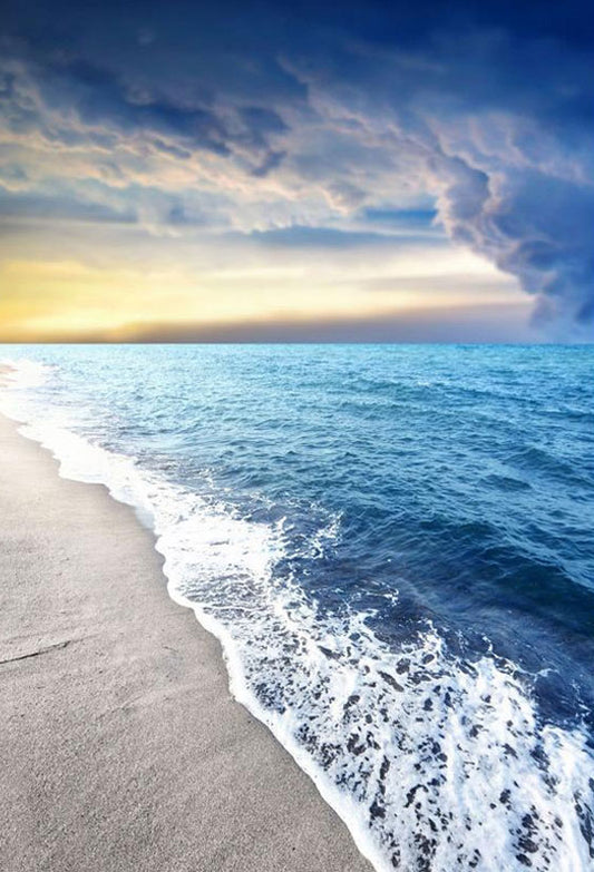 Spindrift Blue Sea Beautiful Sky Backdrop Sea Summer Scenery Photography Backgrounds