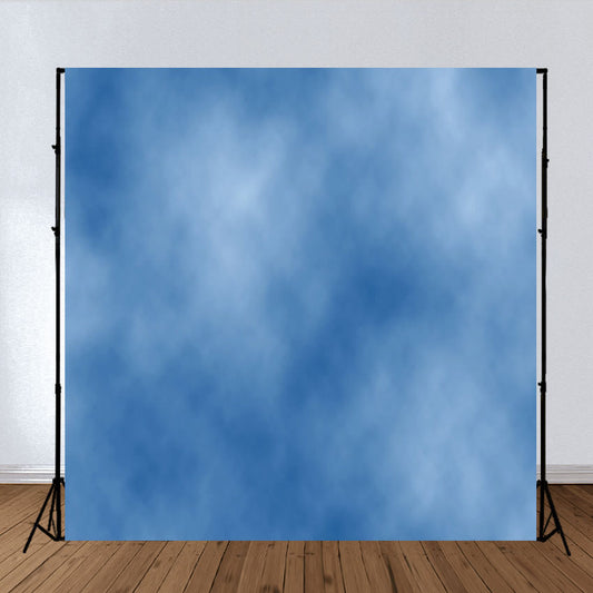 Abstract Deep Blue White Pattern Photo Backdrops