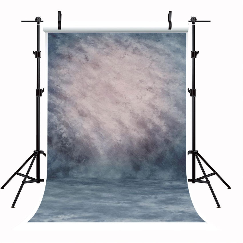 Blue Pink Abstract Portrait Photography Backdrop
