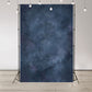 Dark Blue Mottled Abstract Fabric Backdrop for Photography