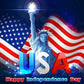 USA Flag Photography Backdrops Texture Photo for Independence Day Backdrop